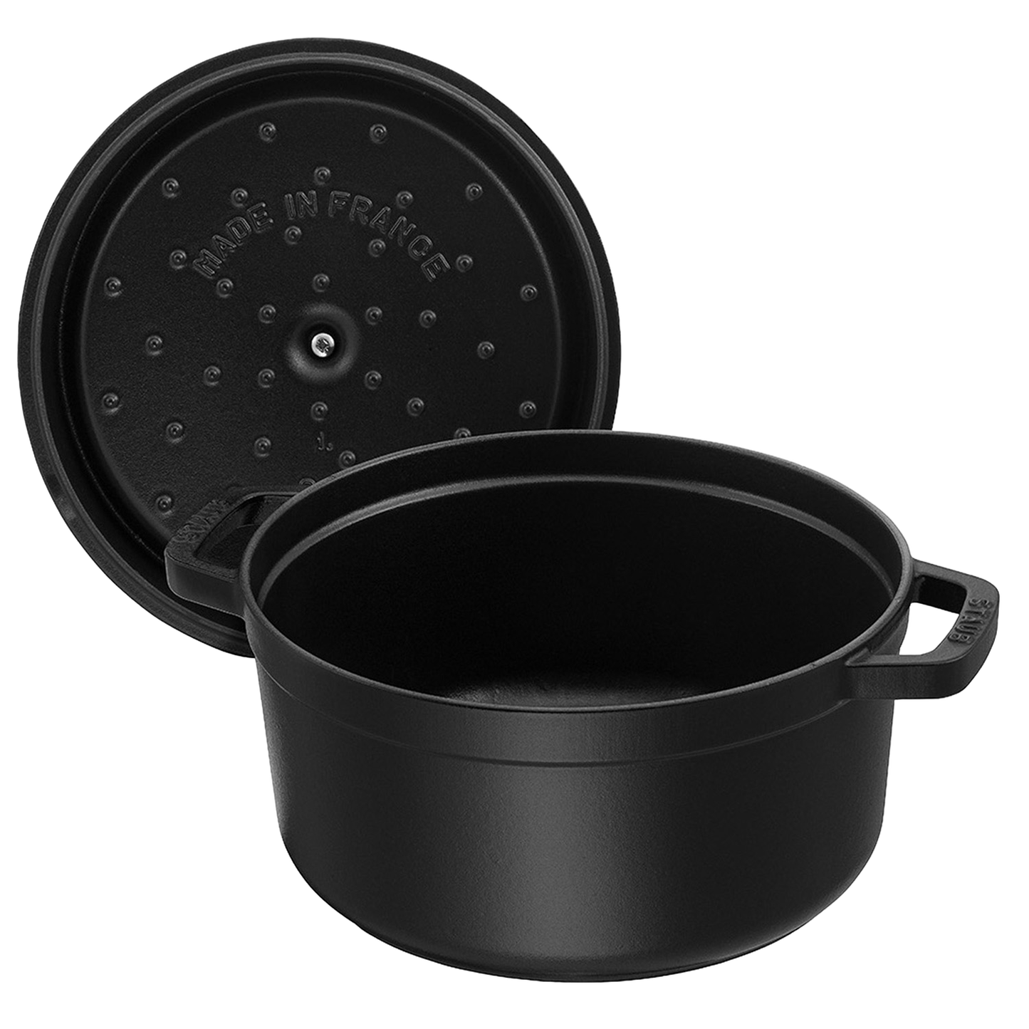 STAUB Round Cast Iron Dutch Oven – 4 Qt