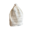 Soft fabric drawstring bag containing handcrafted bread mix with nutritional facts and baking instructions, perfect for Kitchen & Food, Pantry, Dry Goods and Mixes, Best Sellers, and Promo Eligible collections.