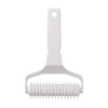 White heavy-duty plastic lattice cutter with evenly spaced blades and a hole in the handle for hanging, ideal for Kitchen & Food, Baking Supplies, and Cooking and Baking Helpers collections.