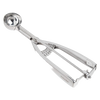 Handcrafted stainless steel cookie dough scoop with spring release handle, designed for uniform balls, ideal for Kitchen & Food, Cookware, Baking Supplies, Kitchen Gadgets collections.