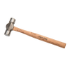 Forged steel rounding hammer with a polished dual-headed metal head and a smooth wooden handle, handcrafted for farm tools, hand tools and hardware, and best sellers collections.