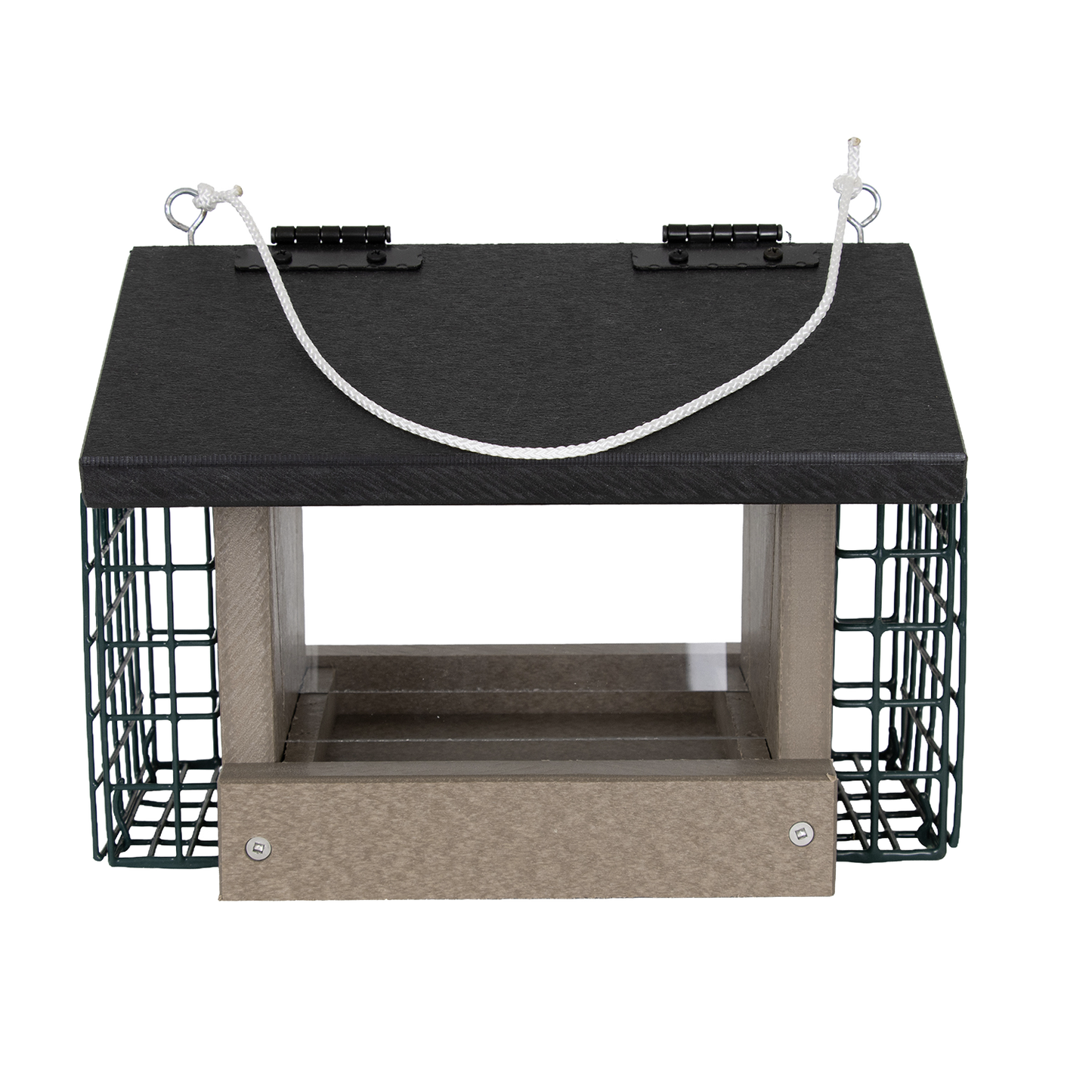 Small Polywood Bird Feeder with Suet Bin – Amish Made
