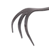 Handcrafted steel cultivator claw with three curved tines designed for durable soil aeration and weeding, featured in Farm, Garden & Tool, Digging and Cultivating, Garden Accessories, Best Sellers, and Promo Eligible collections.