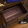 Drawer lined with handcrafted red cedar liner roll protecting clothes from moths and odors, ideal for Health & Wellness, Home & Decor, and Household Helpers collections.