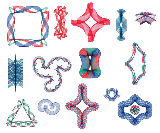 Intricate handcrafted geometric designs in vibrant red, blue, and green tones, showcasing unique pattern shapes ideal for children's toys, arts and crafts, and best seller collections.