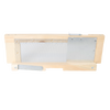 Handmade Amish-made wooden robbing screen for 8-frame hives with metal mesh and sliding latch, designed to protect hives from robbers and drifters, ideal for Farm, Garden & Tool and Beekeeping Supplies collections.