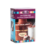 Box of specialty rock salt designed for ice cream making, featuring vintage-style graphics and ideal for Kitchen & Food, Specialty Equipment, and Making Ice Cream collections.