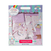 Rainbow and unicorn-themed kids chef set featuring a pastel purple apron, oven mitt, and chef hat in a colorful boxed gift set for Kitchen & Food, Children's Toys, and Arts and Crafts collections.