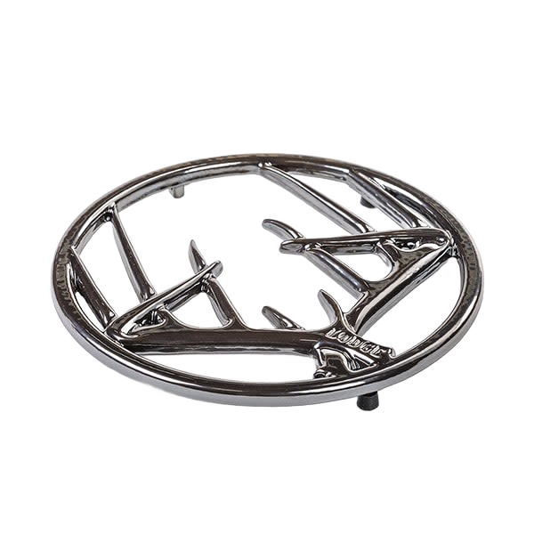 Round metal trivet featuring an antler design with raised feet to protect surfaces, ideal for Kitchen & Food, Dinnerware, Storage and Serving, Best Sellers, and Promo Eligible collections.