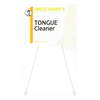 Stainless steel tongue cleaner displayed with minimalist white and yellow packaging, promoting oral hygiene and freshness, featured in Health & Wellness and Personal Hygiene collections.