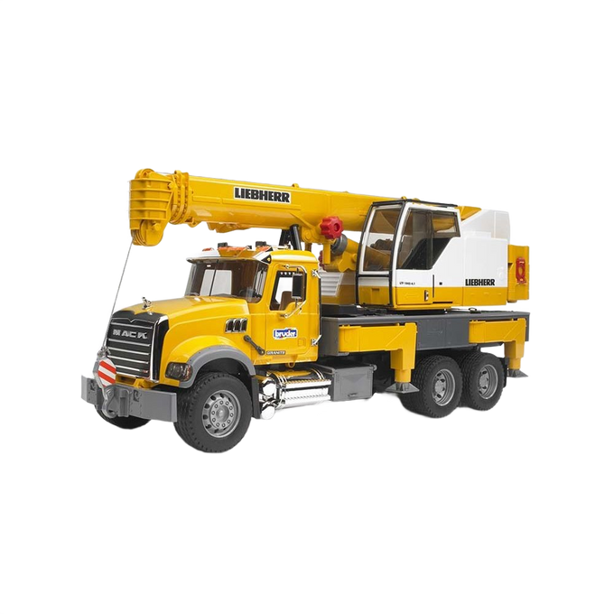 Bruder Toys MACK Granite Liebherr Crane Truck - 1:16 Scale