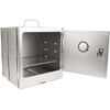 Compact aluminized steel portable stove top oven with hinged door and built-in thermometer, designed for camping and outdoor use in Farm, Garden & Tool, Stoves, and Camping collections.