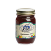Jar of handcrafted Christmas jam made in USA with a seasonal blend of strawberries and cranberries, featuring an old-fashioned Amish-inspired label, ideal for Pantry and Kitchen & Food collections.