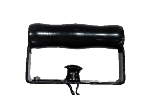Handcrafted black wooden safety handle for non-electric sad irons, made in USA, perfect for Home & Decor, Laundry Supplies, Dryers and Drying Accessories, and USA Made collections.