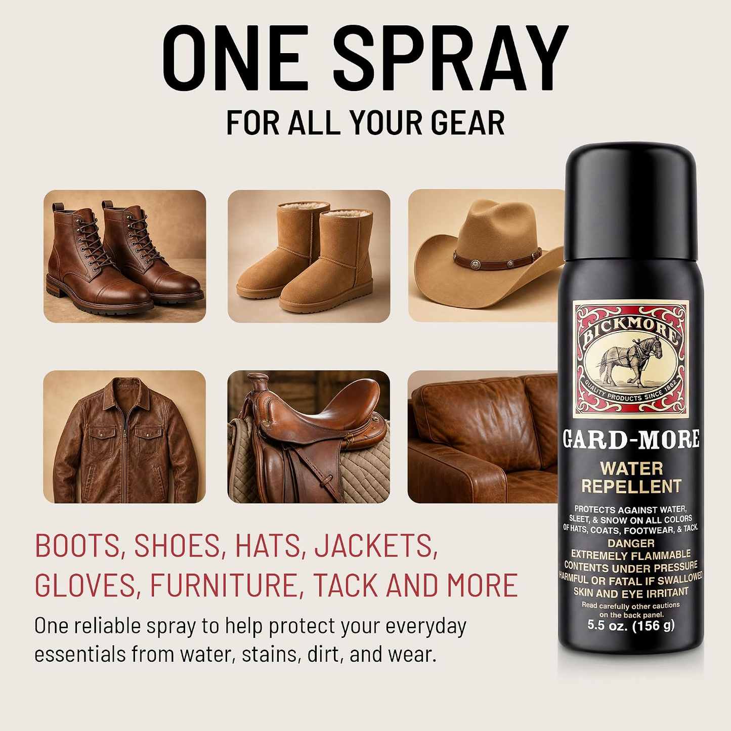 Bickmore Gard-More Water & Stain Repellent Aerosol