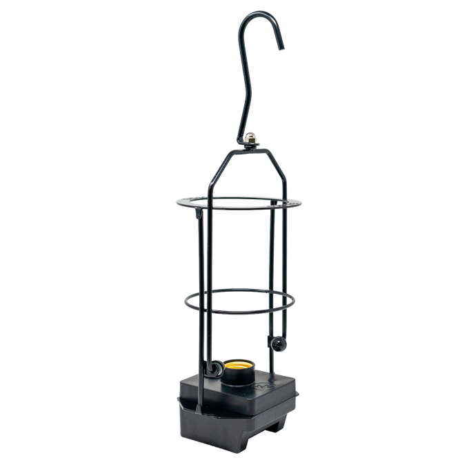 Portable hanging LED light with a push rocker switch, compatible with Milwaukee or DeWalt batteries, ideal for versatile bright lighting, featured in Lamps & Lighting and Best Sellers collections.