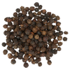 Close-up of a pile of whole Tellicherry black peppercorns known for their rich flavor, featured in Kitchen & Food, Pantry, Grilling, and Best Sellers collections.