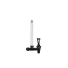 Sight glass spigot with clear vertical tube and black plastic valve, designed for quickly reading water levels in Berkey water filters, featured in Appliances and Water Heating collections.