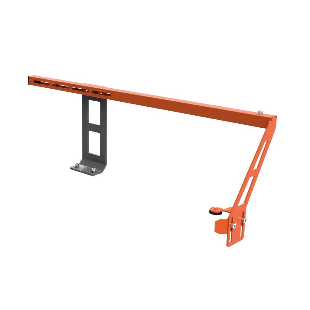 Adjustable orange metal bar nose top steering accessory with black mounting bracket for guide bar alignment, designed for wood cutting and hauling in Farm, Garden & Tool collections.
