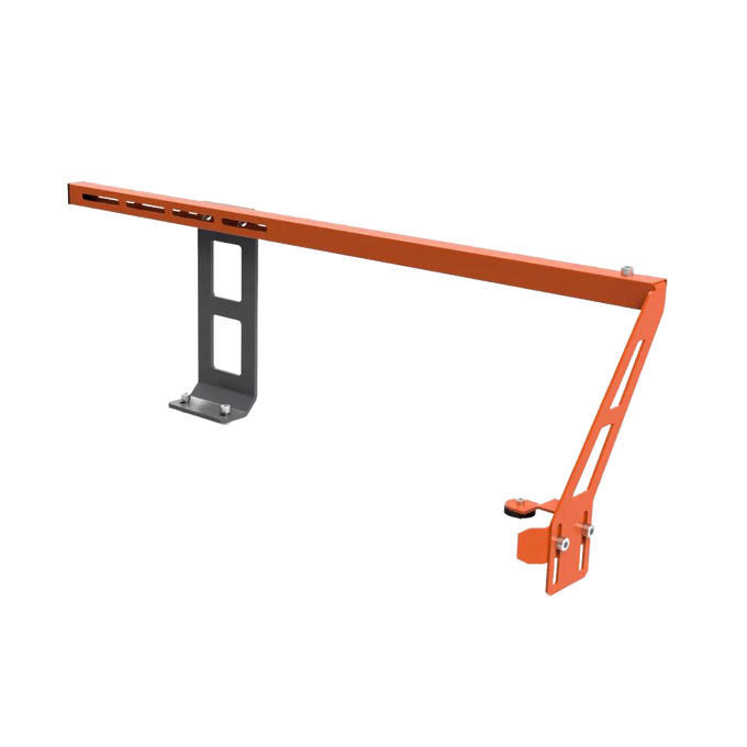 Adjustable orange metal bar nose top steering accessory with black mounting bracket for guide bar alignment, designed for wood cutting and hauling in Farm, Garden & Tool collections.