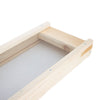 Handcrafted Amish-made wooden hive base with fine metal mesh for mite screening, ideal for 5-frame hives in Farm, Garden & Tool, Beekeeping Supplies, USA Made, and Best Sellers collections.