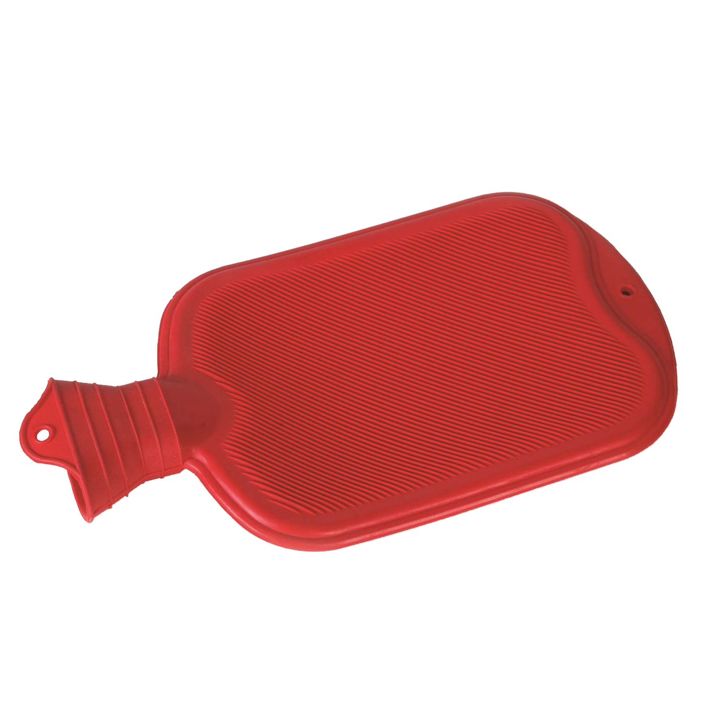 Durable natural rubber hot water bottle with extra-fine ribbing for gentle heat, designed for comfort and safety, featured in Health & Wellness and Best Sellers collections.