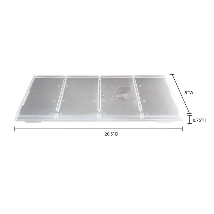 Transparent plastic lids designed to fit freeze dryer trays, useful for covering and stacking food during pre-freezing, featured in Kitchen & Food and Food Preservation collections.