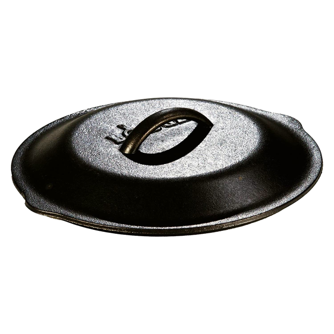 Handcrafted cast iron skillet lid with self-basting tips and sturdy handle, designed for Kitchen & Food, Cast Iron, Cookware, Best Sellers, and Promo Eligible collections.
