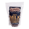 Resealable bag of handcrafted sugar-free milk chocolate covered peanuts made in USA, ideal for Kitchen & Food, Snacks and Sweets, Candy, and Best Sellers collections.