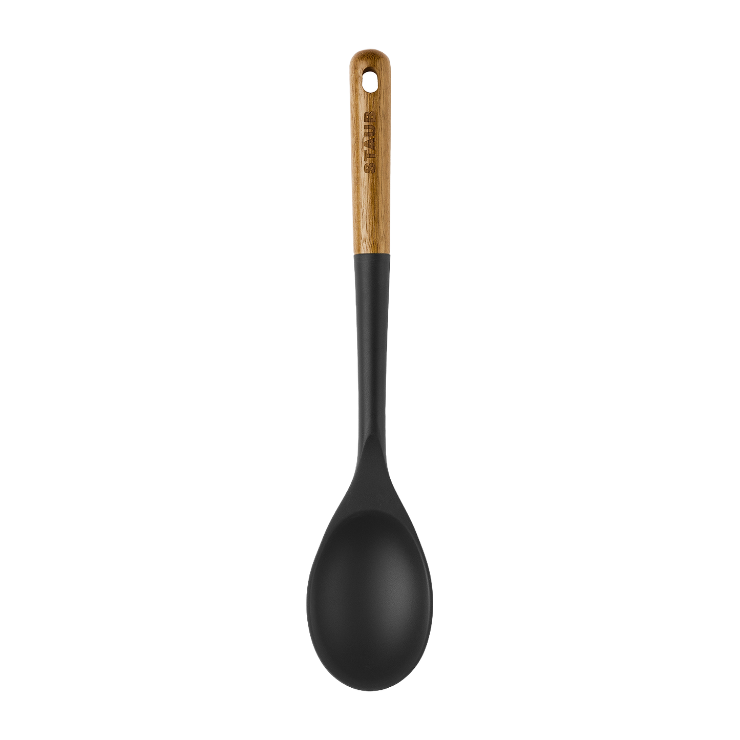 STAUB Silicone Serving Spoon with Acacia Wood Handle
