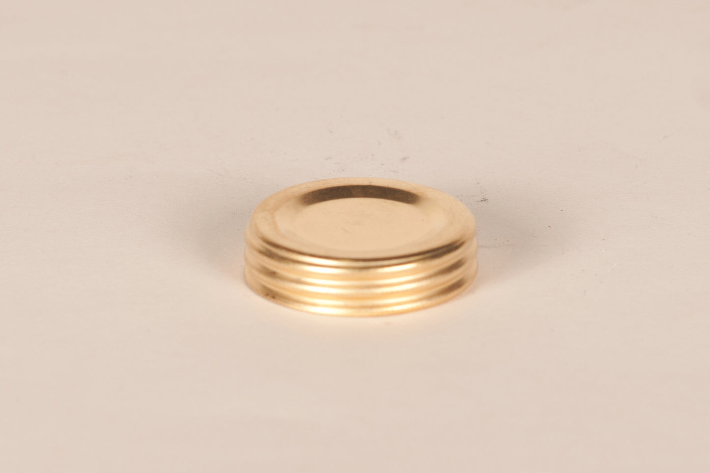 Brass oil lamp cap with female coarse threads, compatible with most Aladdin glass fonts, featured in Lamps & Lighting, Parts and Accessories, Lamp Burners and Collars, Best Sellers, Promo Eligible collections.