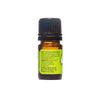 Small amber glass bottle with black cap containing Jasmine Absolute Oil, featuring a green label with usage notes and safety warnings, handcrafted and made in USA.
