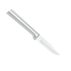 Stainless steel paring knife with a sleek cast aluminum handle featuring a non-slip satin finish, crafted in the USA for reliable kitchen use and included in best sellers collections.