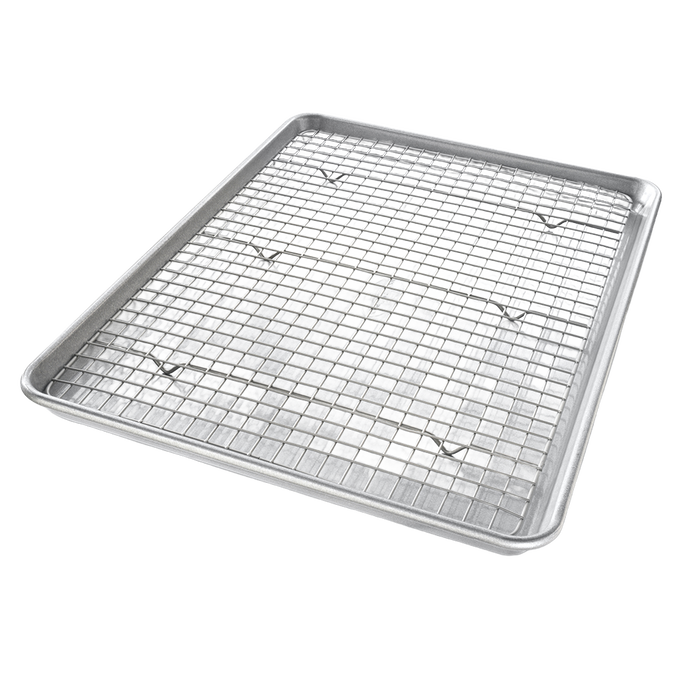 Extra Large Non-Stick Sheet Pan with Baking Rack