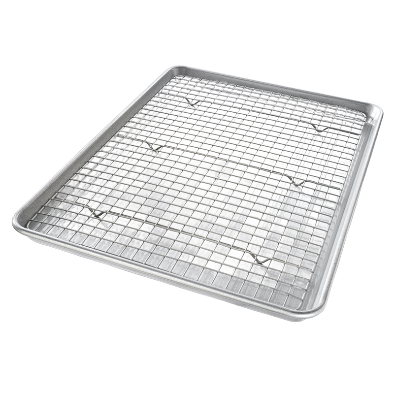 Extra Large Non-Stick Sheet Pan with Baking Rack
