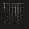 Pair of handcrafted collapsible steel tomato cages with vertical and horizontal wire supports, made in USA, featured in Farm, Garden & Tool, Seeds and Planting, USA Made, and Best Sellers collections.