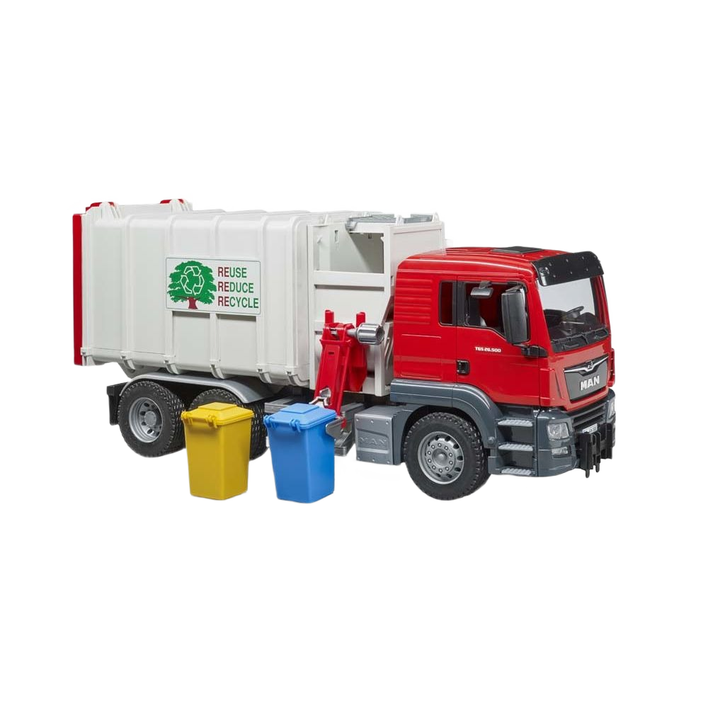 Bruder Toys Man Tgs Side Loading Garbage Truck