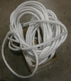 Bundle of white braided fiberglass wick material coiled loosely inside a small open cardboard box, suitable for use in lamps and lighting accessories from best sellers collections.