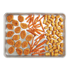 Half size perforated crisp pan loaded with breaded chicken nuggets, seasoned fries, and golden tater tots, crafted for even airflow and enhanced crispiness; featured in Kitchen & Food, Cookware, Baking Supplies, Best Sellers, and Promo Eligible collections.