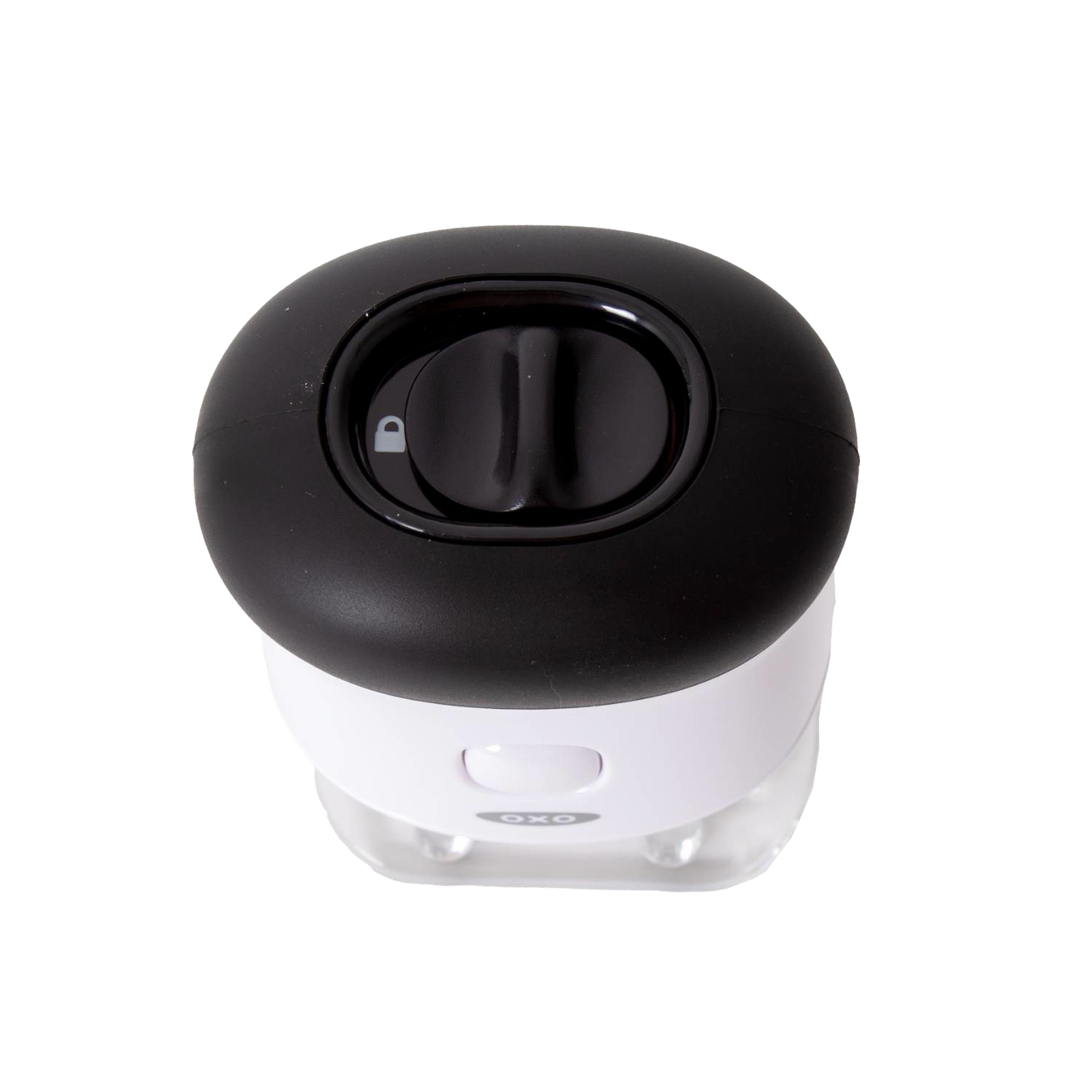 Compact meat tenderizer with a safety lock dial and non-slip black grip, featuring 58 stainless steel blades, suited for Kitchen & Food, Specialty Equipment, Butchering Supplies, and Best Sellers collections.