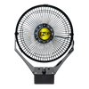Compact 9-inch portable fan with durable metal frame and adjustable tilt, designed for use with Milwaukee and DeWalt batteries, perfect for Home & Decor and Emergency Supplies collections.