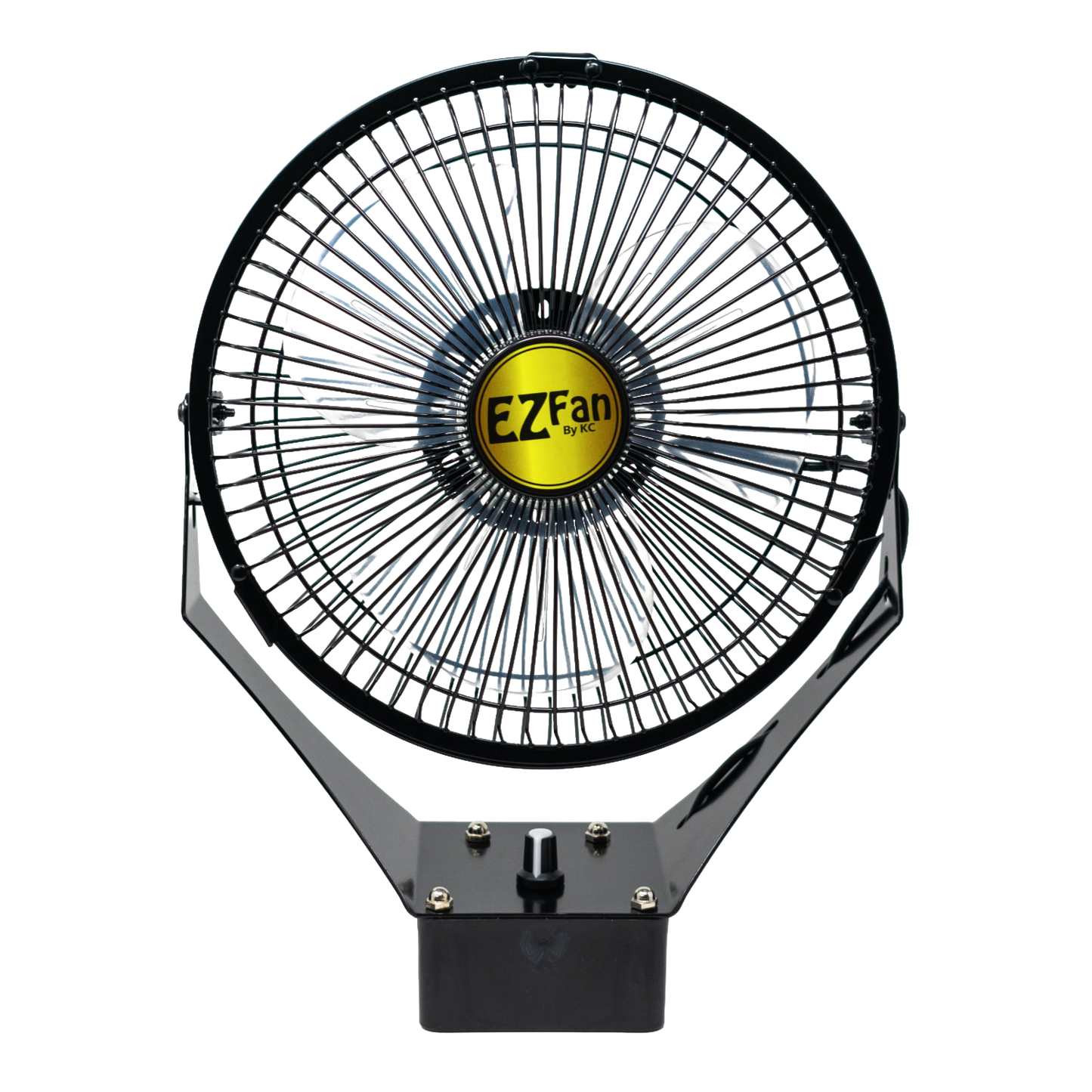 Compact 9-inch portable fan with durable metal frame and adjustable tilt, designed for use with Milwaukee and DeWalt batteries, perfect for Home & Decor and Emergency Supplies collections.