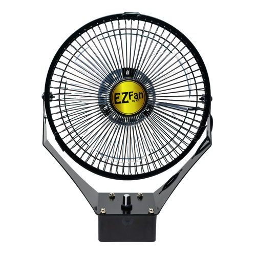 Compact 9-inch portable fan with durable metal frame and adjustable tilt, designed for use with Milwaukee and DeWalt batteries, perfect for Home & Decor and Emergency Supplies collections.