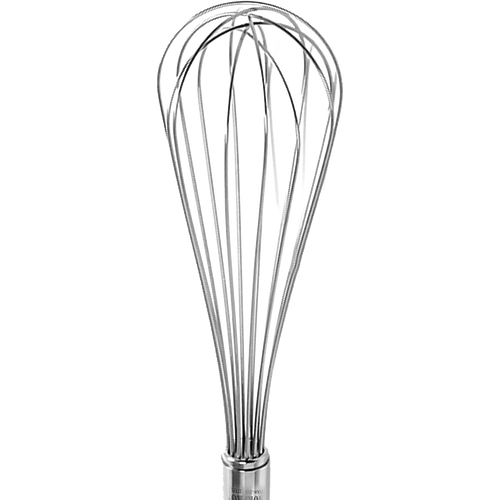 Stainless steel balloon whisk with polished wires and sturdy handle, designed for everyday use in Kitchen & Food, Cookware, Baking Supplies, and Kitchen Gadgets collections.