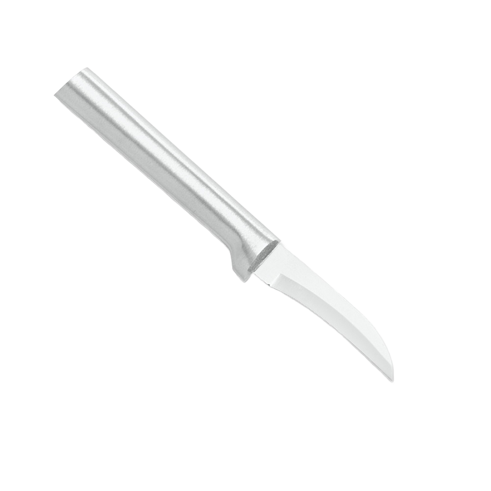 High carbon surgical stainless steel paring knife with solid aluminum handle, handcrafted in USA, ideal for food prep and kitchen tasks, featured in Farm, Garden & Tool and Kitchen & Food collections.