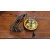 Solid brass electric burner with UL listed parts and six-foot brown cord, featuring threaded base for 3-inch chimneys, ideal for Lamps & Lighting and Electric Conversion collections.