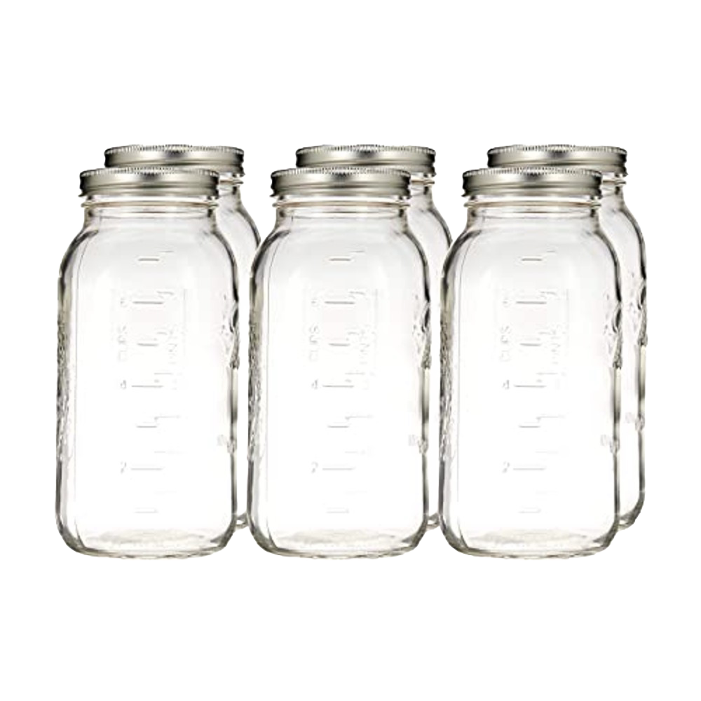 Ball Wide-Mouth Half-Gallon Canning Jars (6)