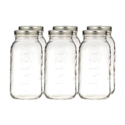 Ball Wide-Mouth Half-Gallon Canning Jars (6)