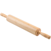 Handcrafted 15-inch traditional maple rolling pin with extra-long comfortable handles, made in USA from solid rock maple, ideal for Kitchen & Food, Cookware, Baking Supplies, and Best Sellers collections.