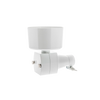 White grain flake mill attachment designed for stand mixers, made for kitchen and baking supplies, ideal for fresh-rolled grains in cooking and baking helpers collections.